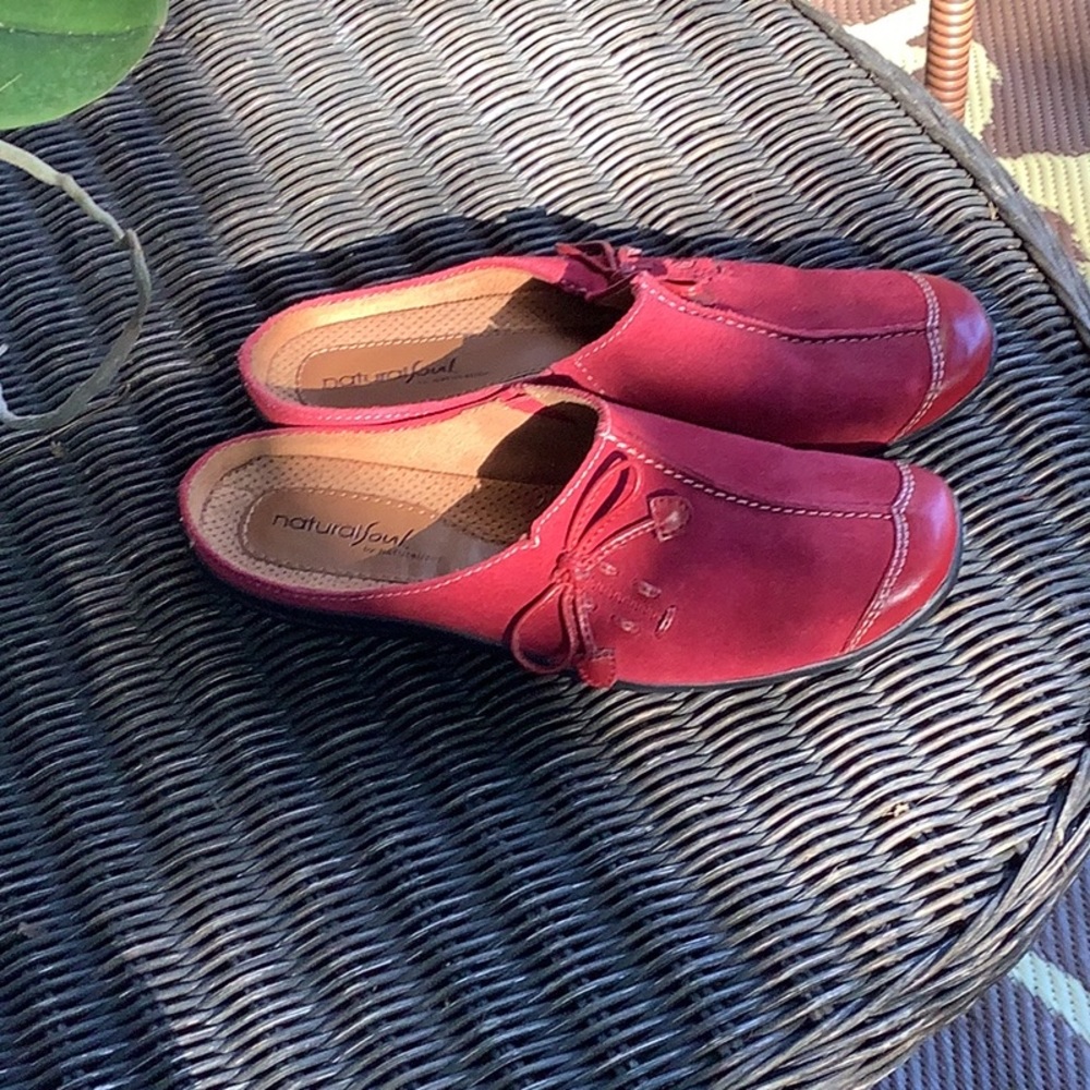 Red slip on Natural Soul by Naturalizer